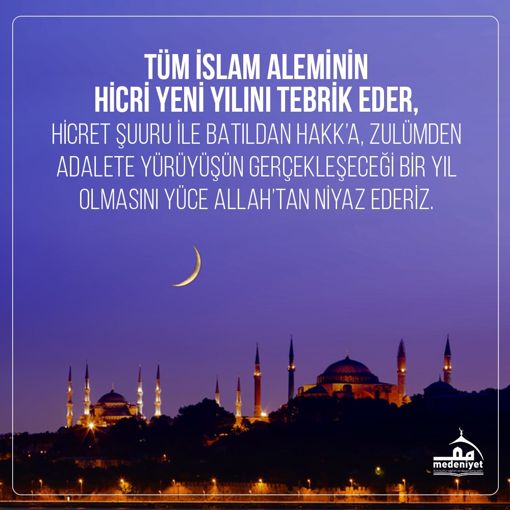 HİCRİ YIL MESAJI